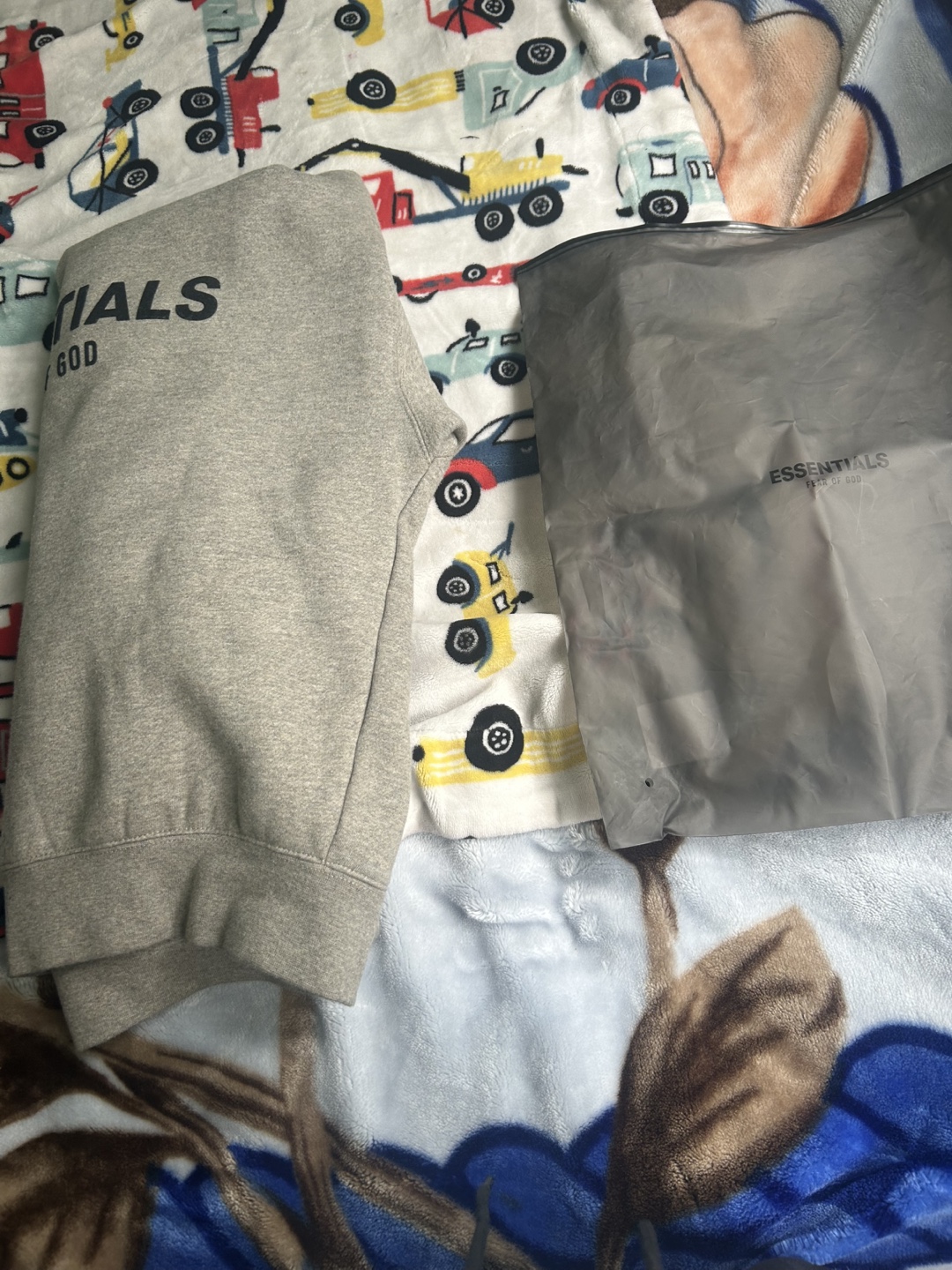Essentials Fear of God Grey Hoodie