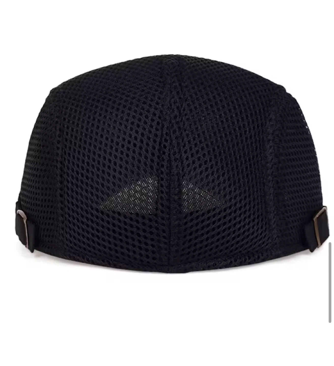Black Mesh Newsboy Cap - One Size - photo 3