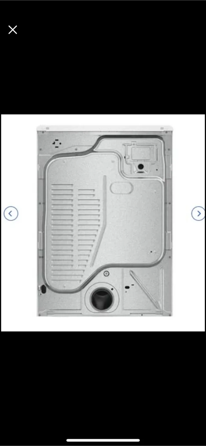 New Whirlpool White Front Load Electric Dryer - Like New! image indicator(5)