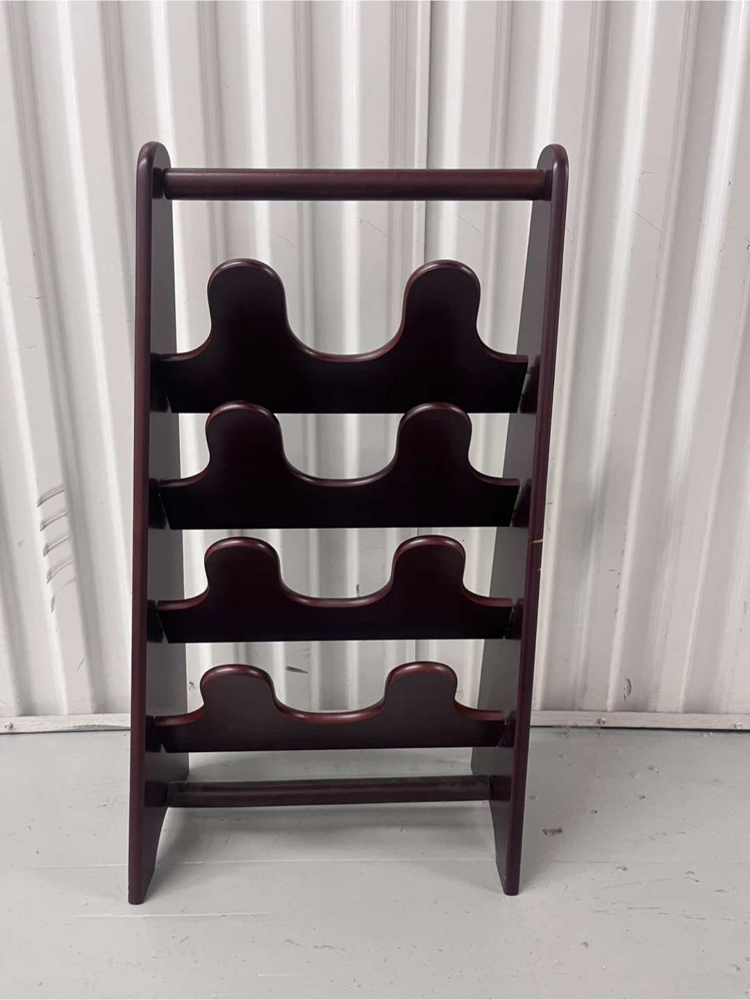 Indoor Slippers Rack - Dark Wood