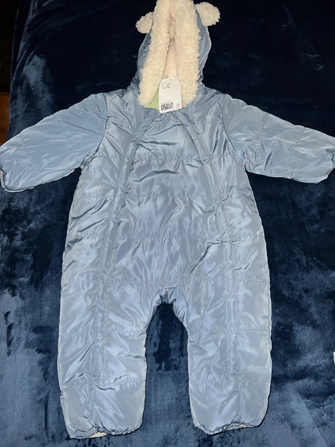 H&M Baby Blue Padded Snowsuit - New with Tags!