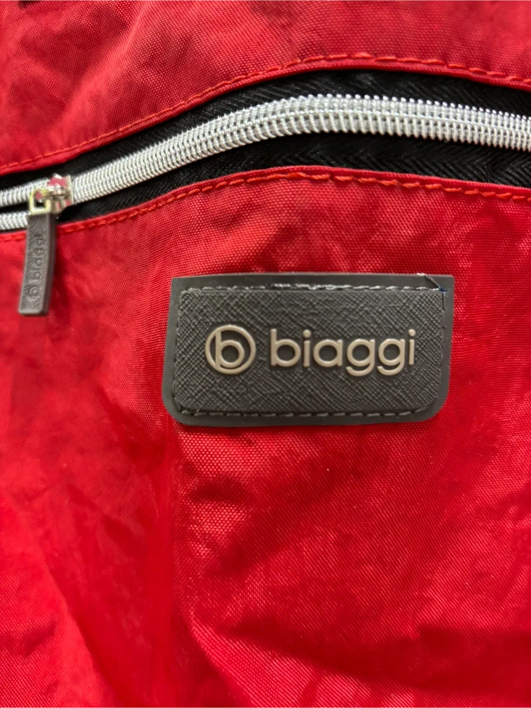 Biaggi Zipsak Foldable Shopper Tote - Red image indicator(2)