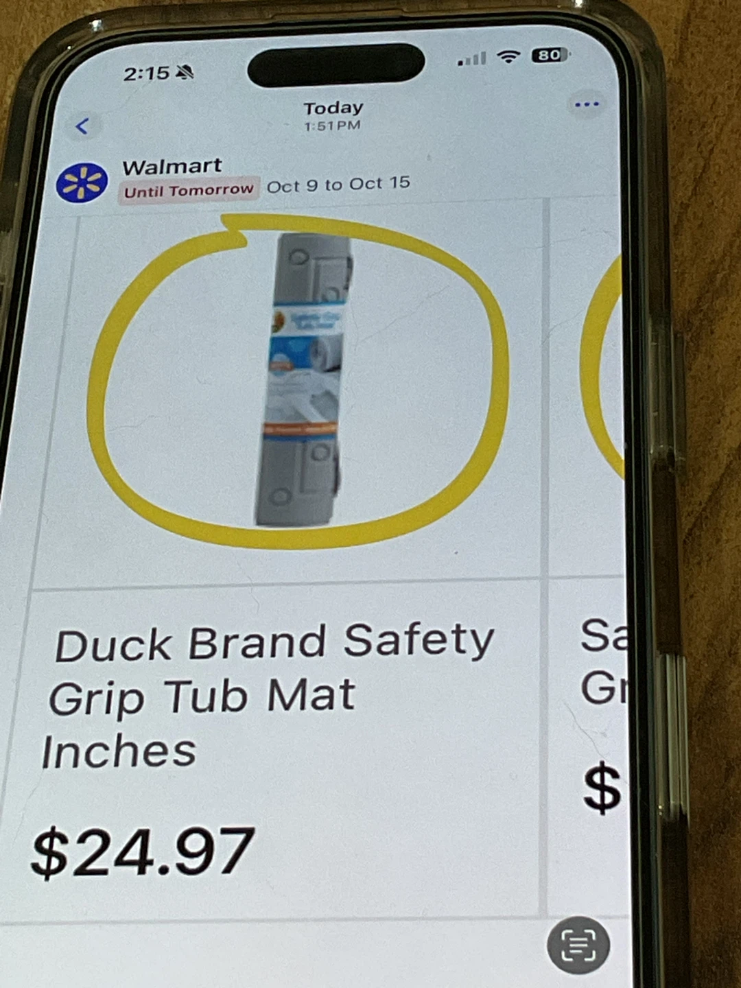 Duck Brand Safety Grip Bath Mat - Grey - photo 3