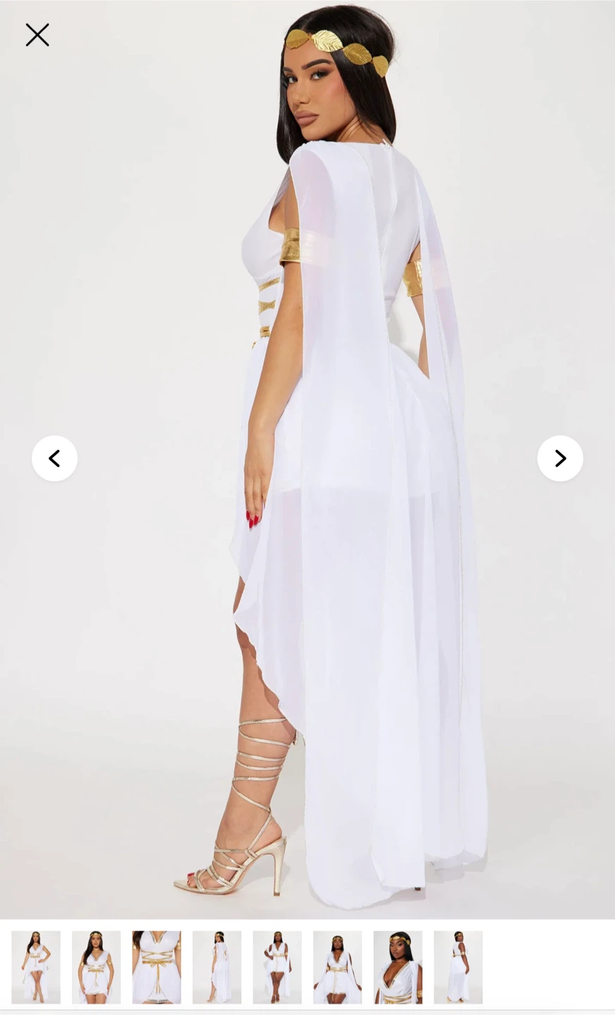 Brand new Halloween  Goddess Of Love Costume - White - photo 5
