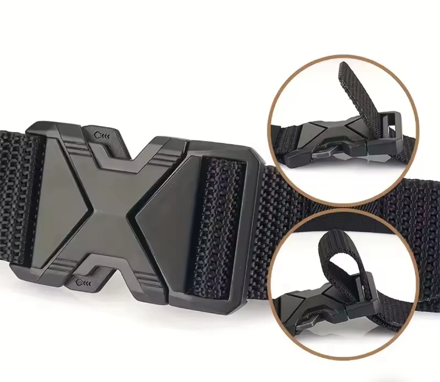 2PC B5 Black & Green Belt - 3.8cm Width - photo 3