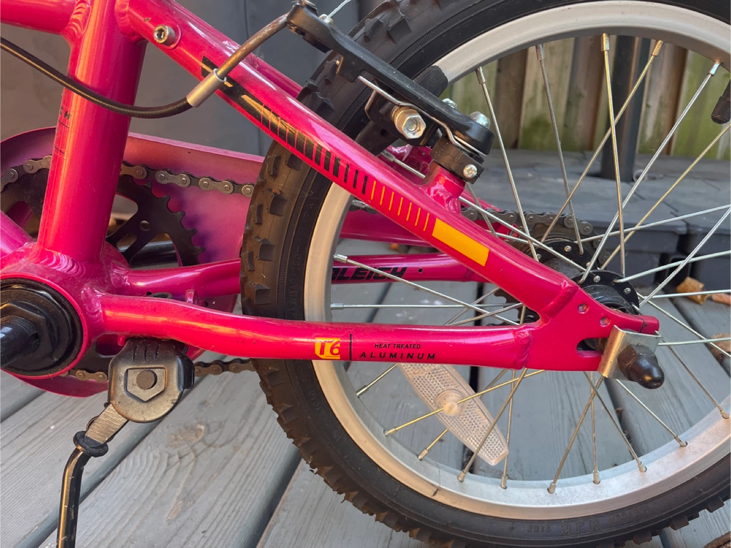 Raleigh Kids' Bike - Pink - With Training Wheels - photo 4