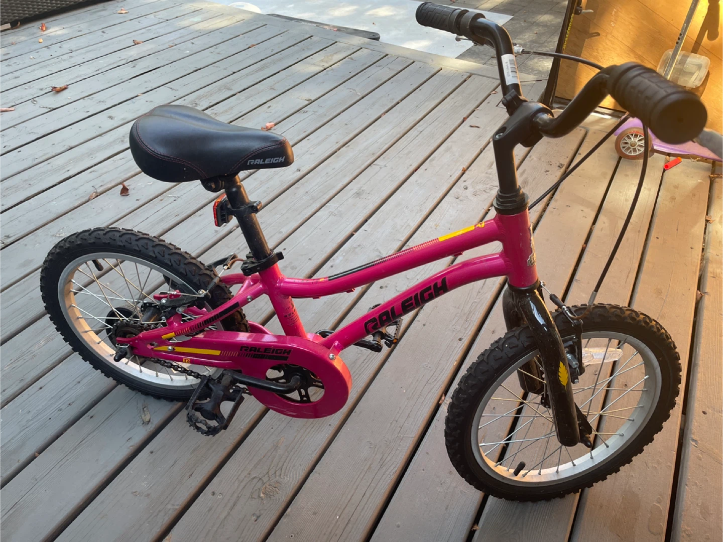Raleigh Kids' Bike - Pink - With Training Wheels - photo 2