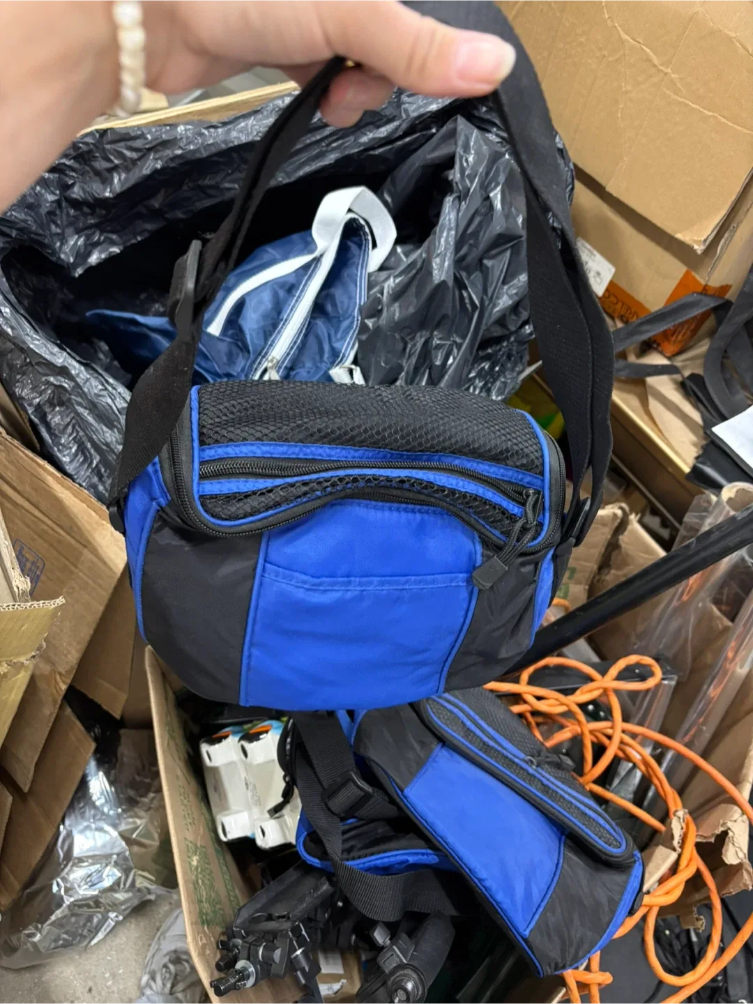 Port & Company Lunch Bag - Blue/Black image indicator(2)