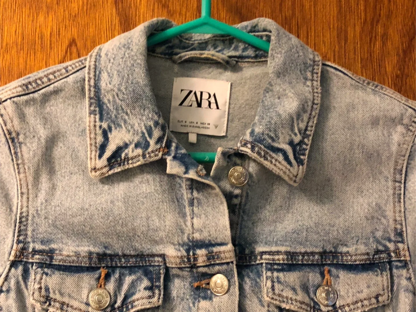 Zara Denim Jacket for female - US Size S image indicator(2)