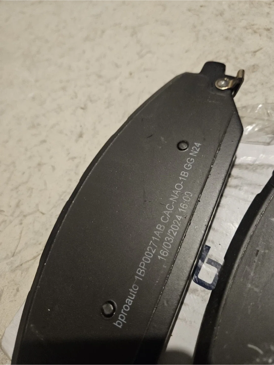 bproauto 1BP00271AB CAC-NAO-1B GG N24 Brake Pads image indicator(4)