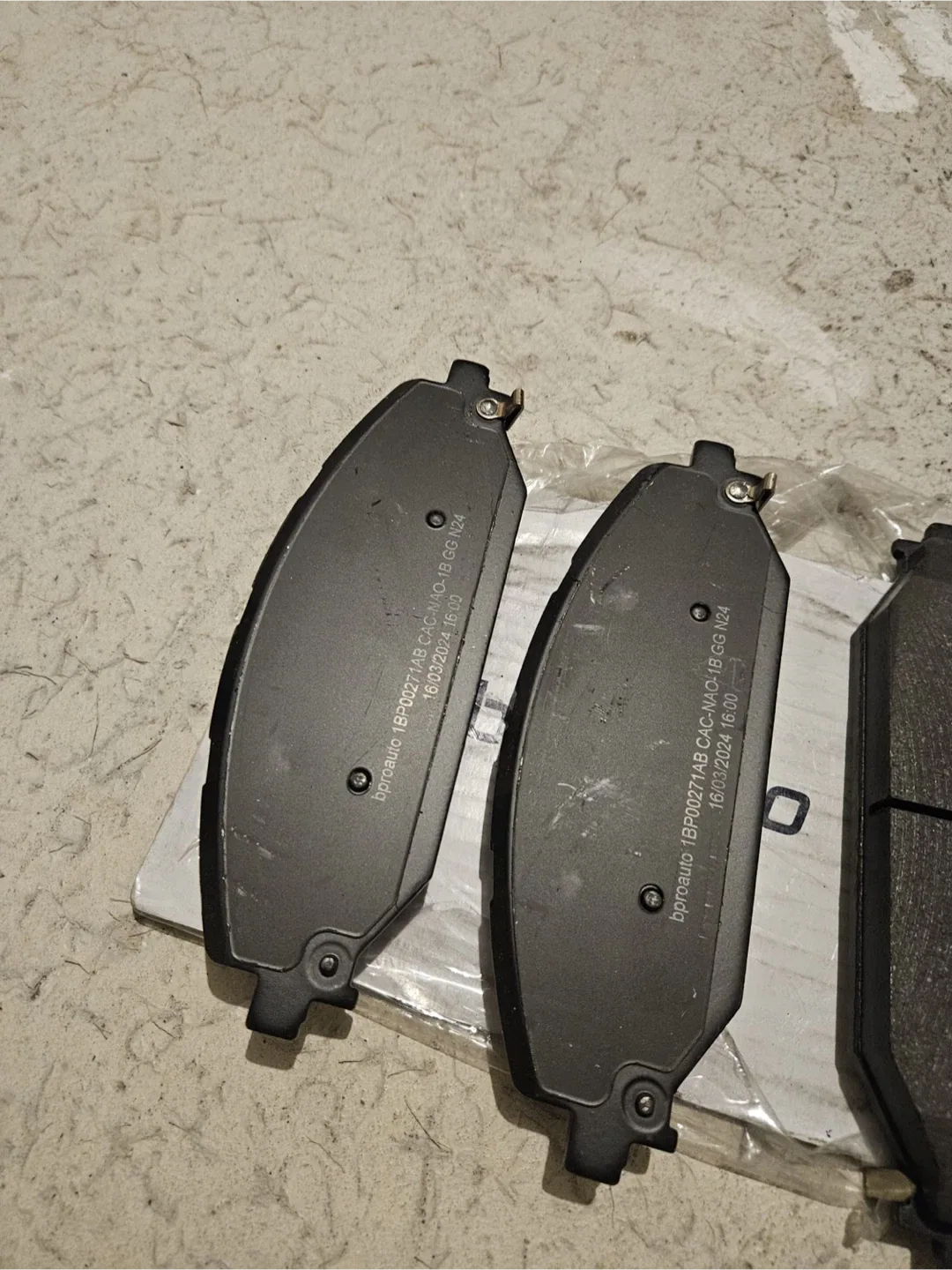 bproauto 1BP00271AB CAC-NAO-1B GG N24 Brake Pads image indicator(5)