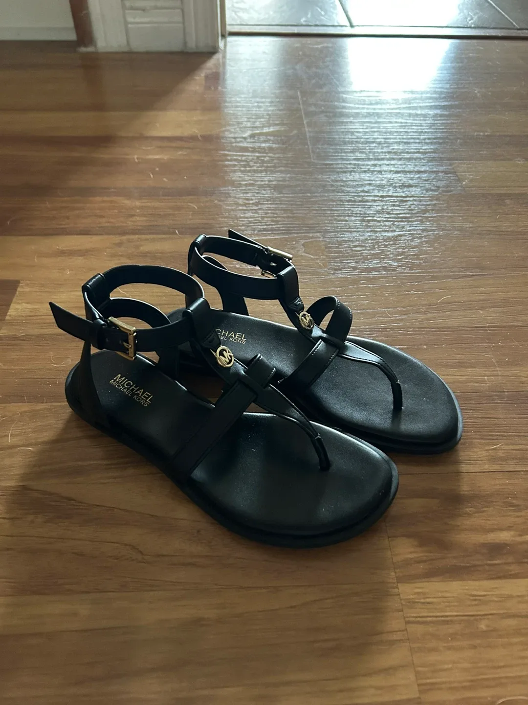 Michael Kors Black Sandals Size 5M image indicator(2)
