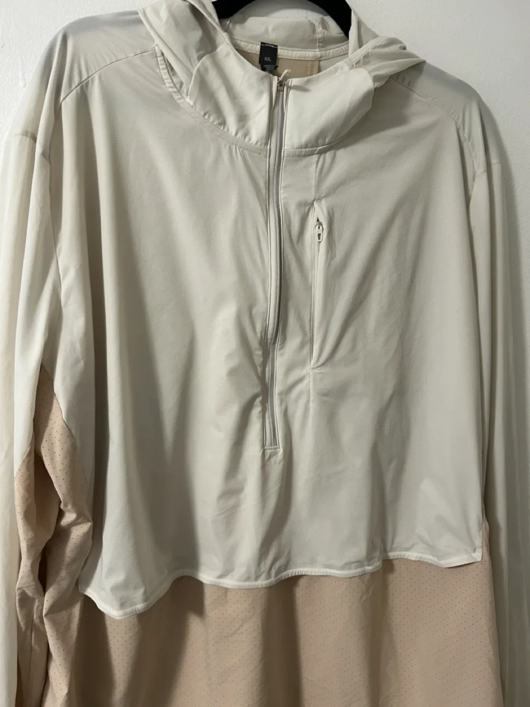 XXL Beige Windbreaker lulu lemon Jacket image indicator(2)