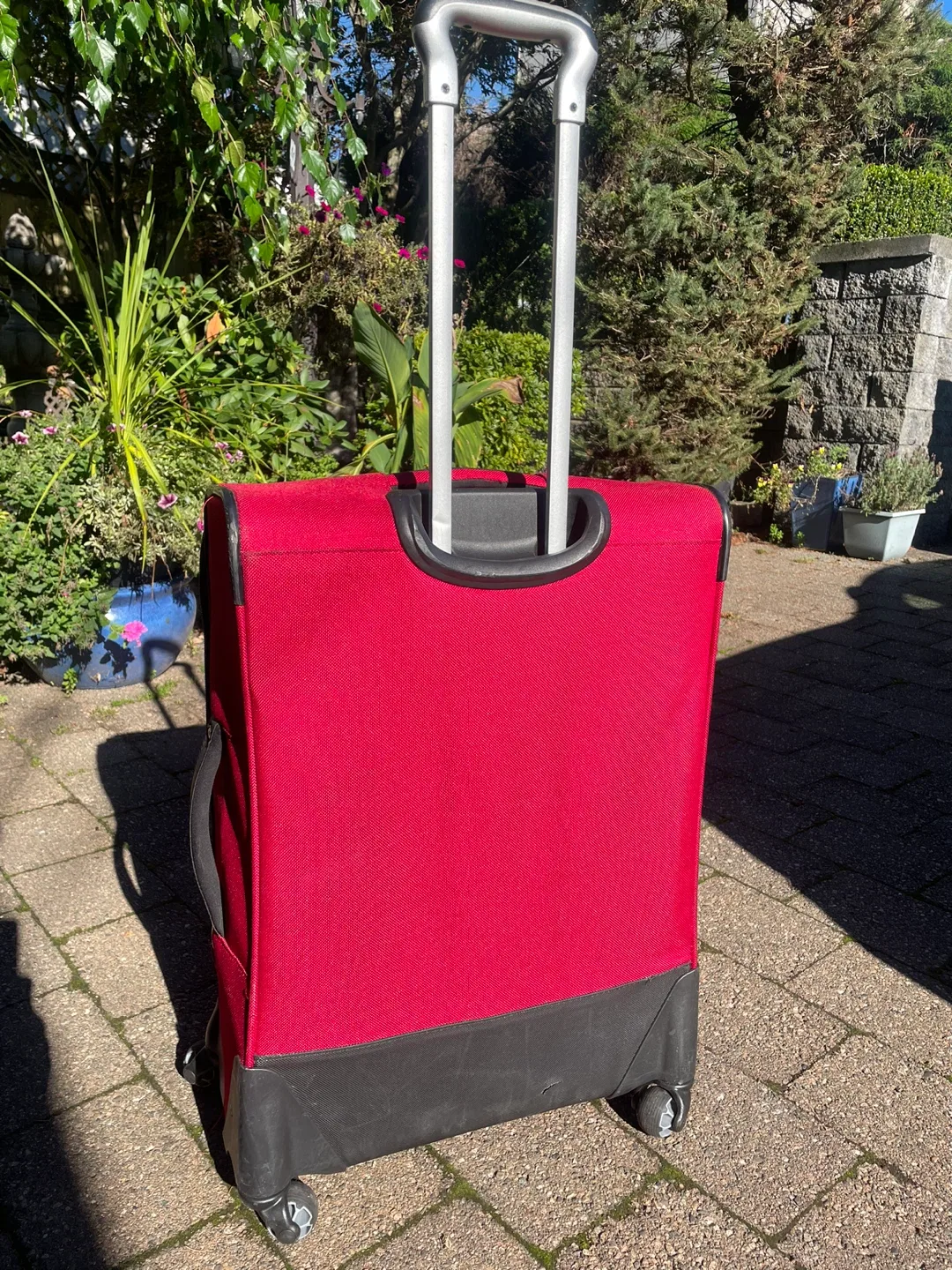 Red Rolling Suitcase image indicator(4)