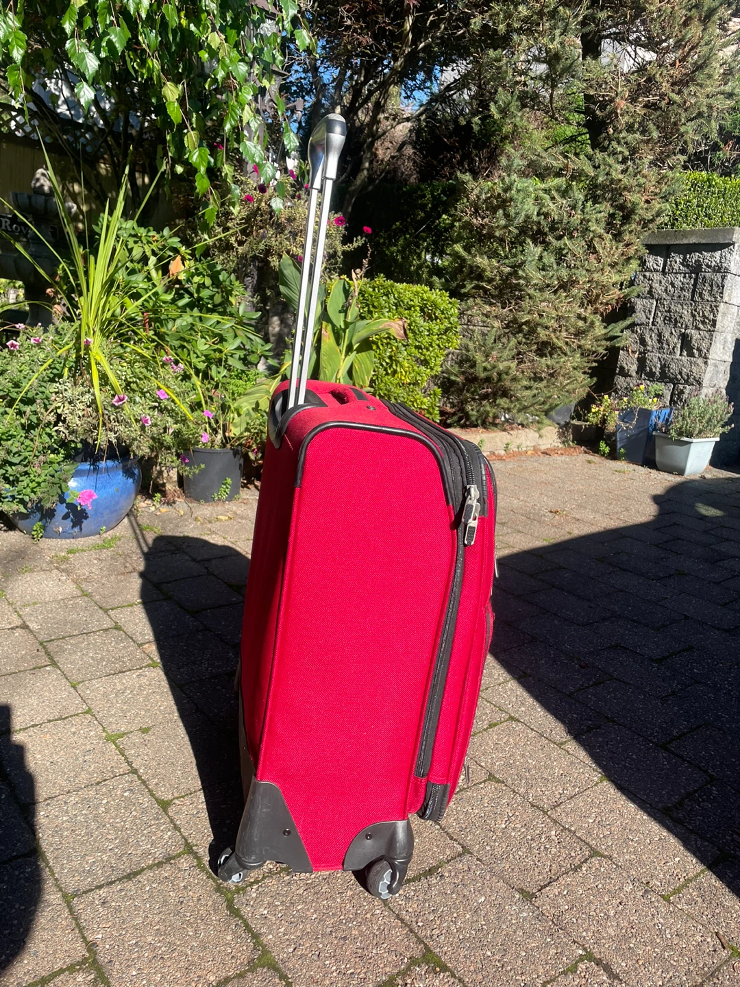 Red Rolling Suitcase - photo 2