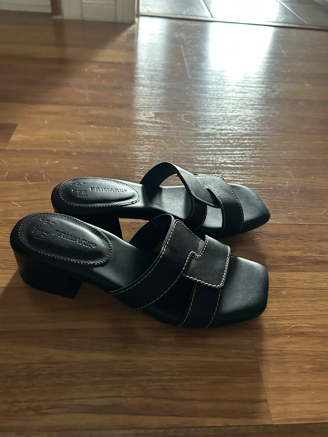Primark Black Heeled Sandals