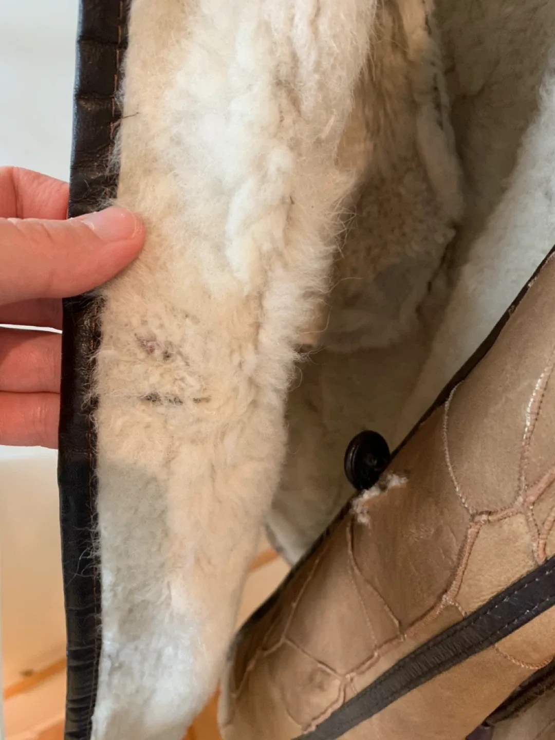 Vintage Shearling Coat image indicator(5)