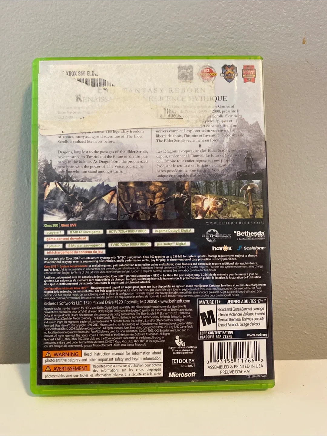 The Elder Scrolls V: Skyrim - Xbox 360 Game image indicator(2)