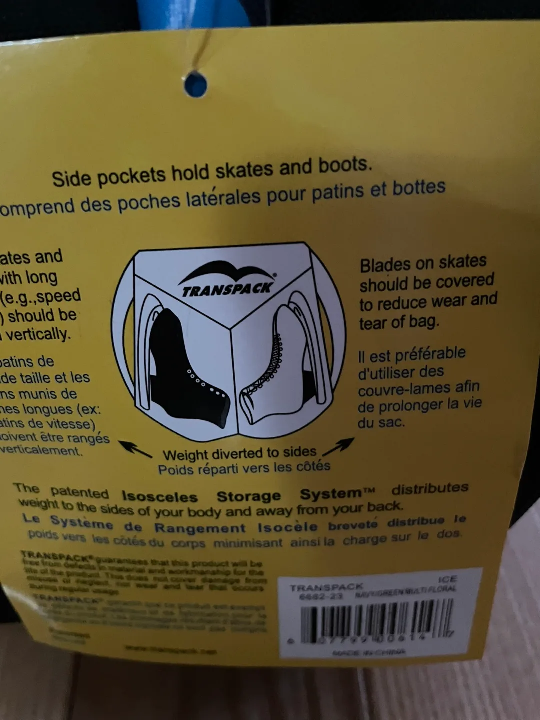 Transpack Ice Skate Backpack- Brand New with tags image indicator(5)