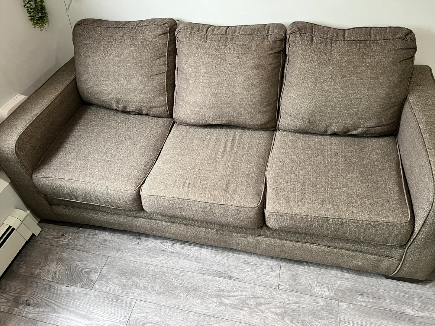 Neutral 3-Seat Sofa & Glass Coffee Table image indicator(2)