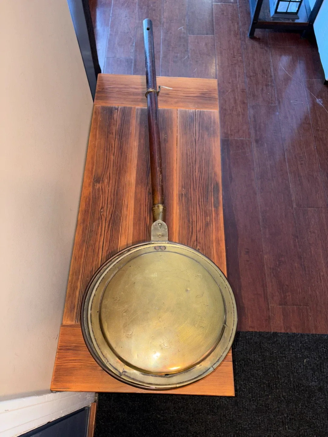 Vintage Brass Bed Warmer