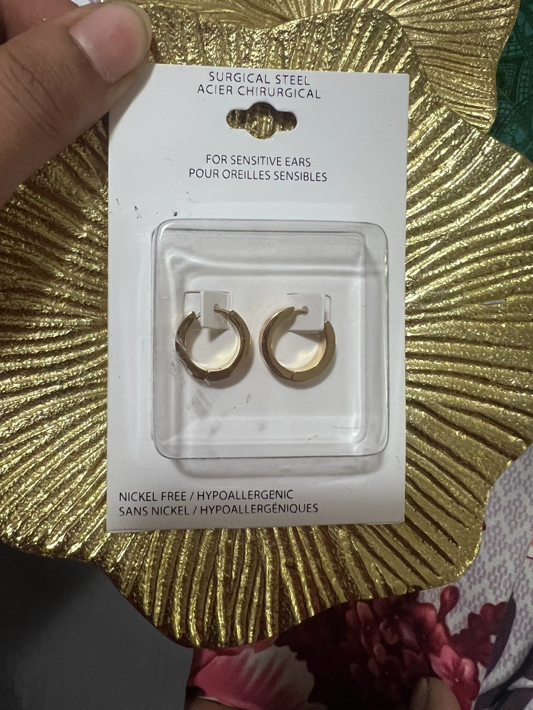 Steel Nickel Earrings