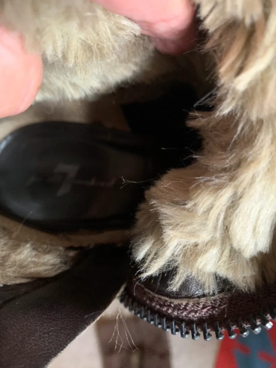 Vintage 7 For Mankind Brown Suede Knee-High Boots image indicator(8)