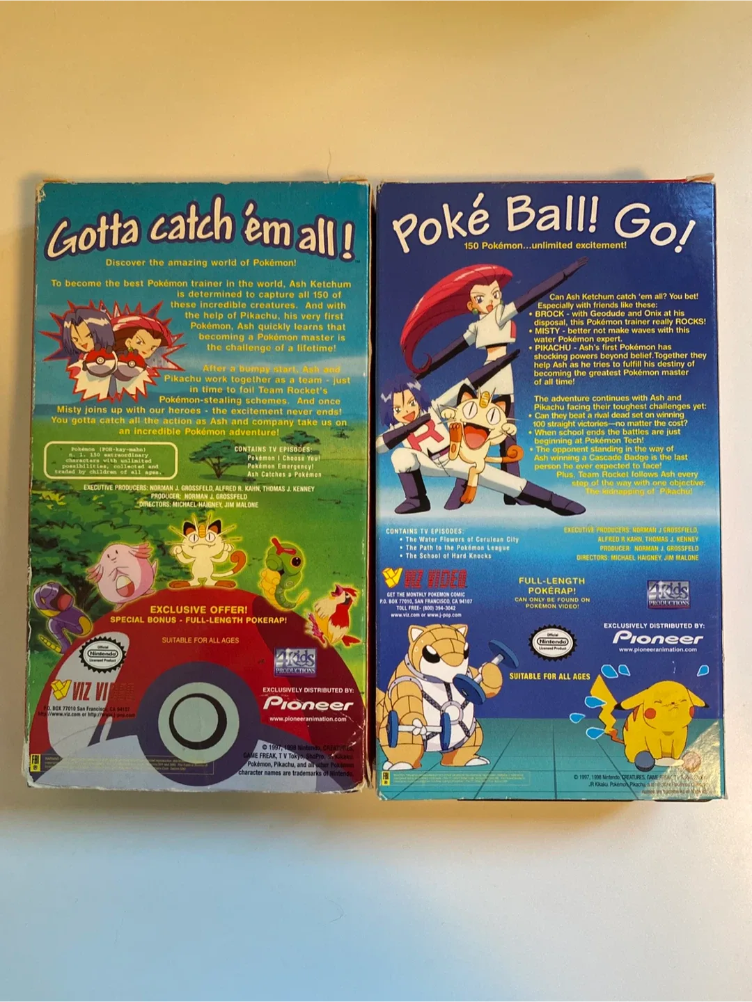 Pokémon VHS Tapes - I Choose You! & Sisters of Cerulean City image indicator(2)