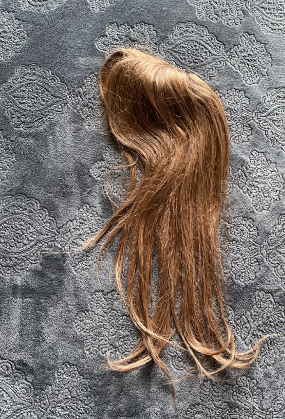New 100% Human hair topper light brown, 16”