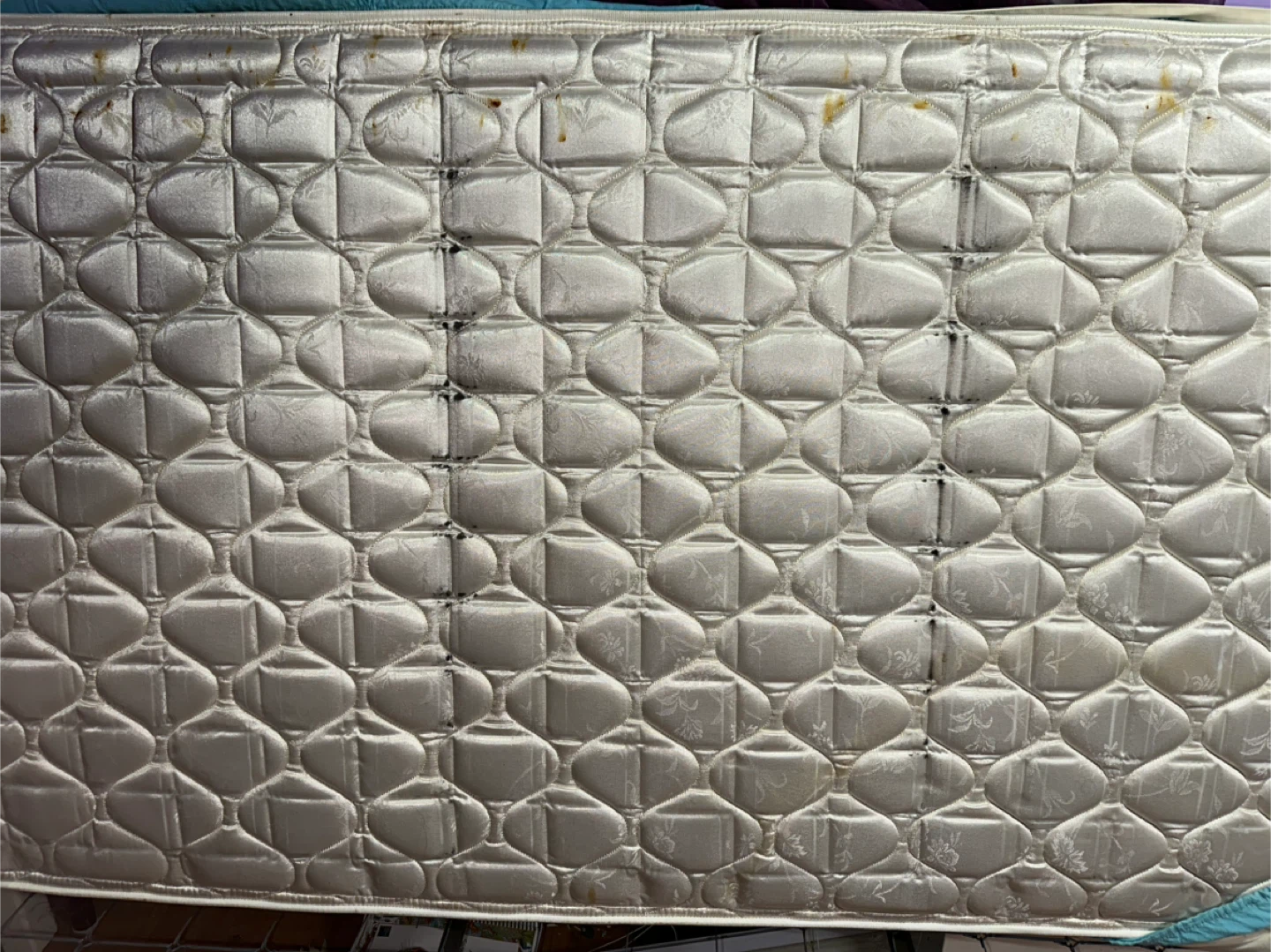 Used Full Size Bed Frame and Mattress - photo 5