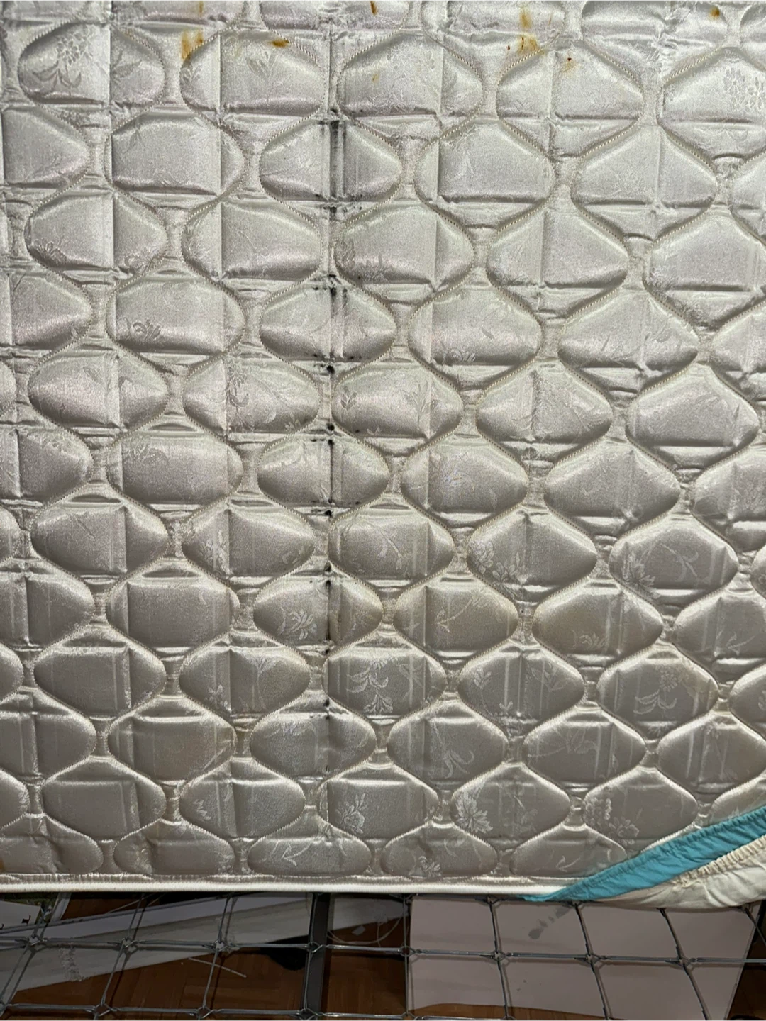 Used Full Size Bed Frame and Mattress - photo 4