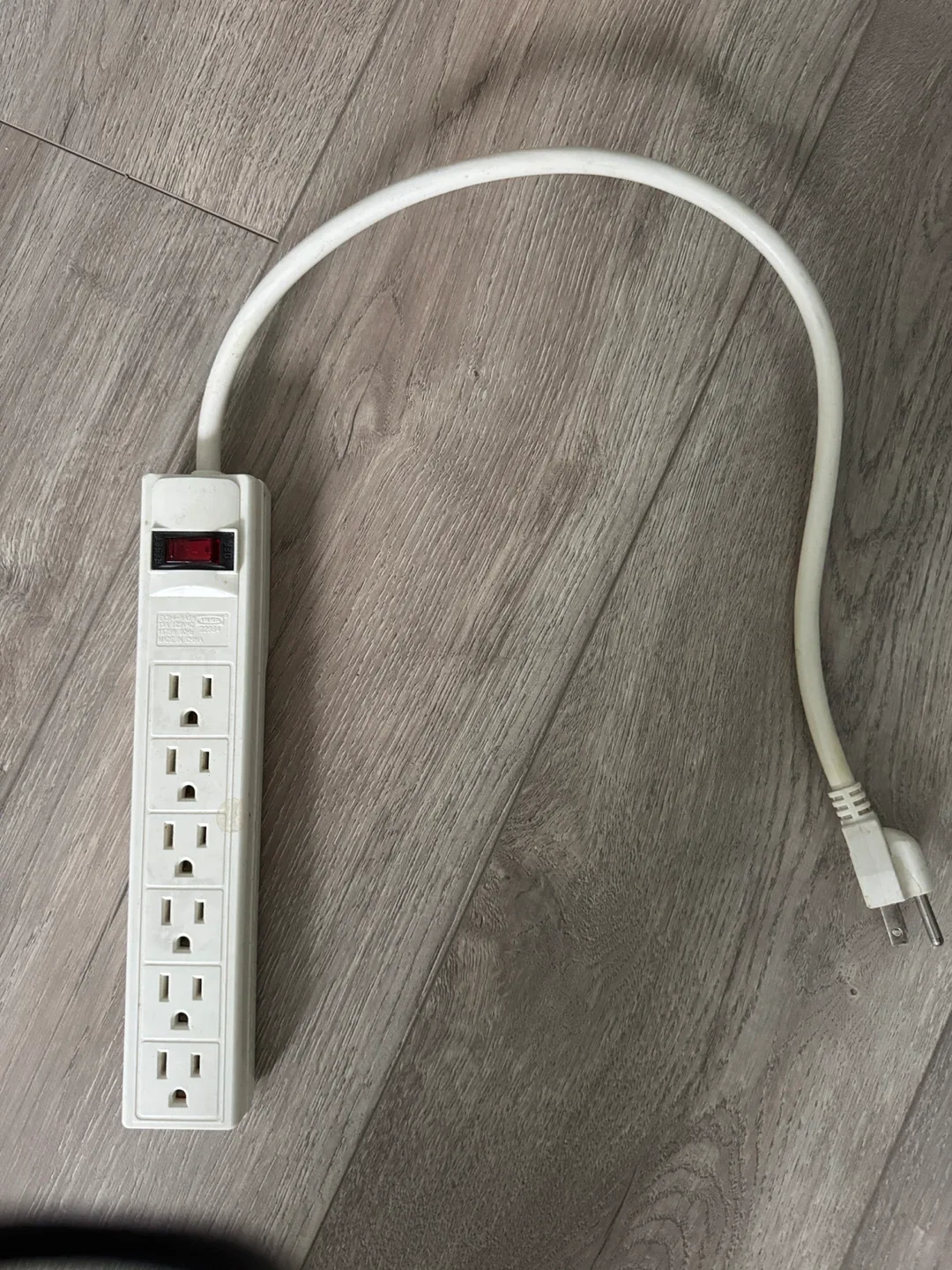 White Power Strip Surge Protector thumbnail
