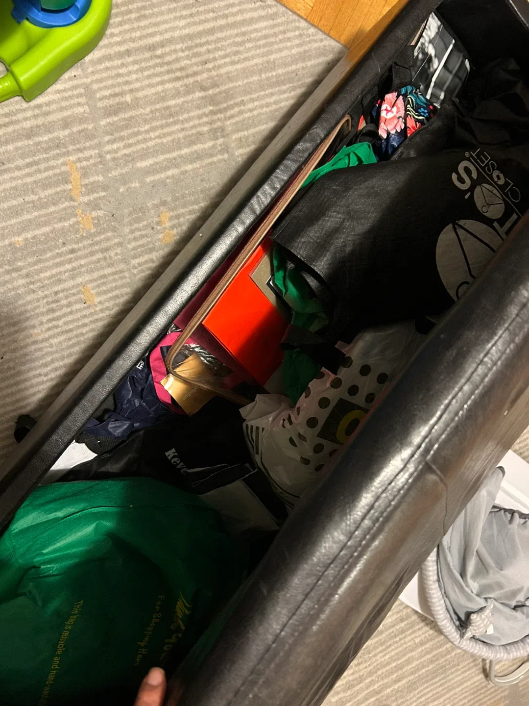 🥕 Storage Ottoman Bench - Brown image indicator(2)