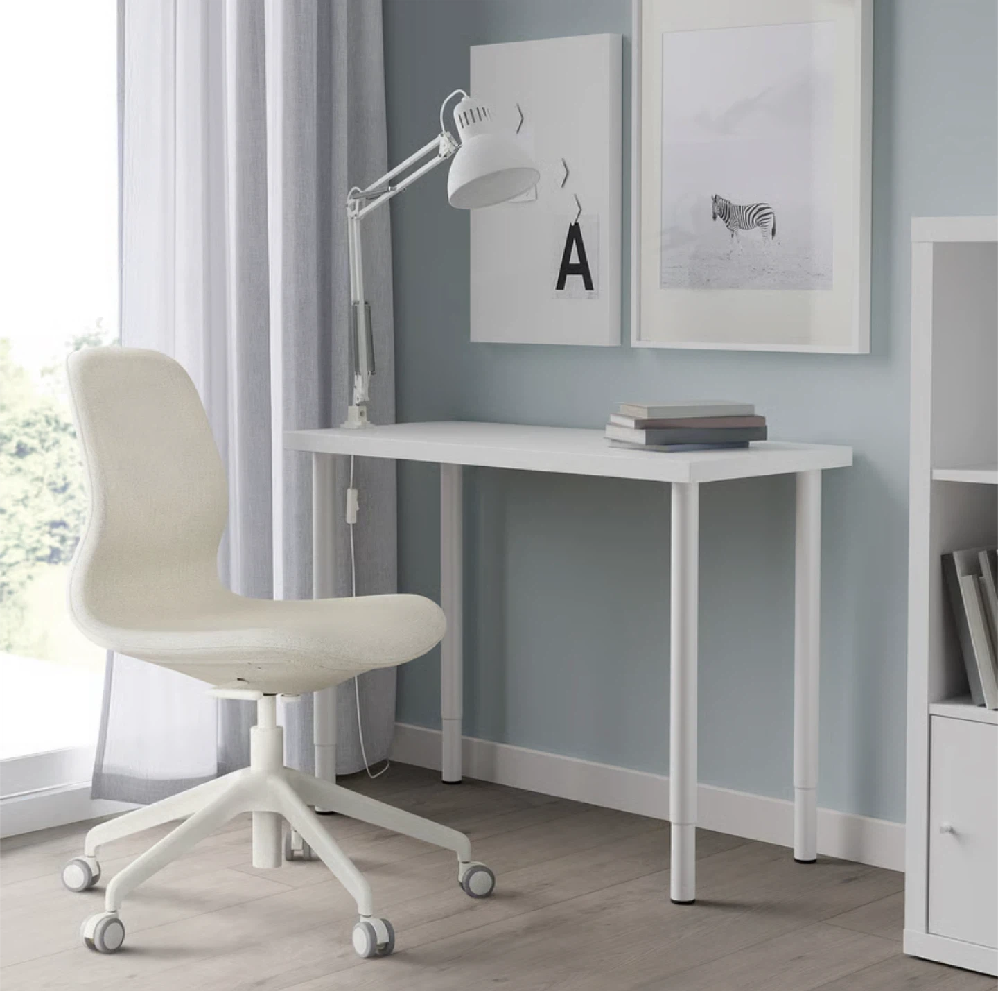 IKEA Olov / Adils White Desk - photo 2