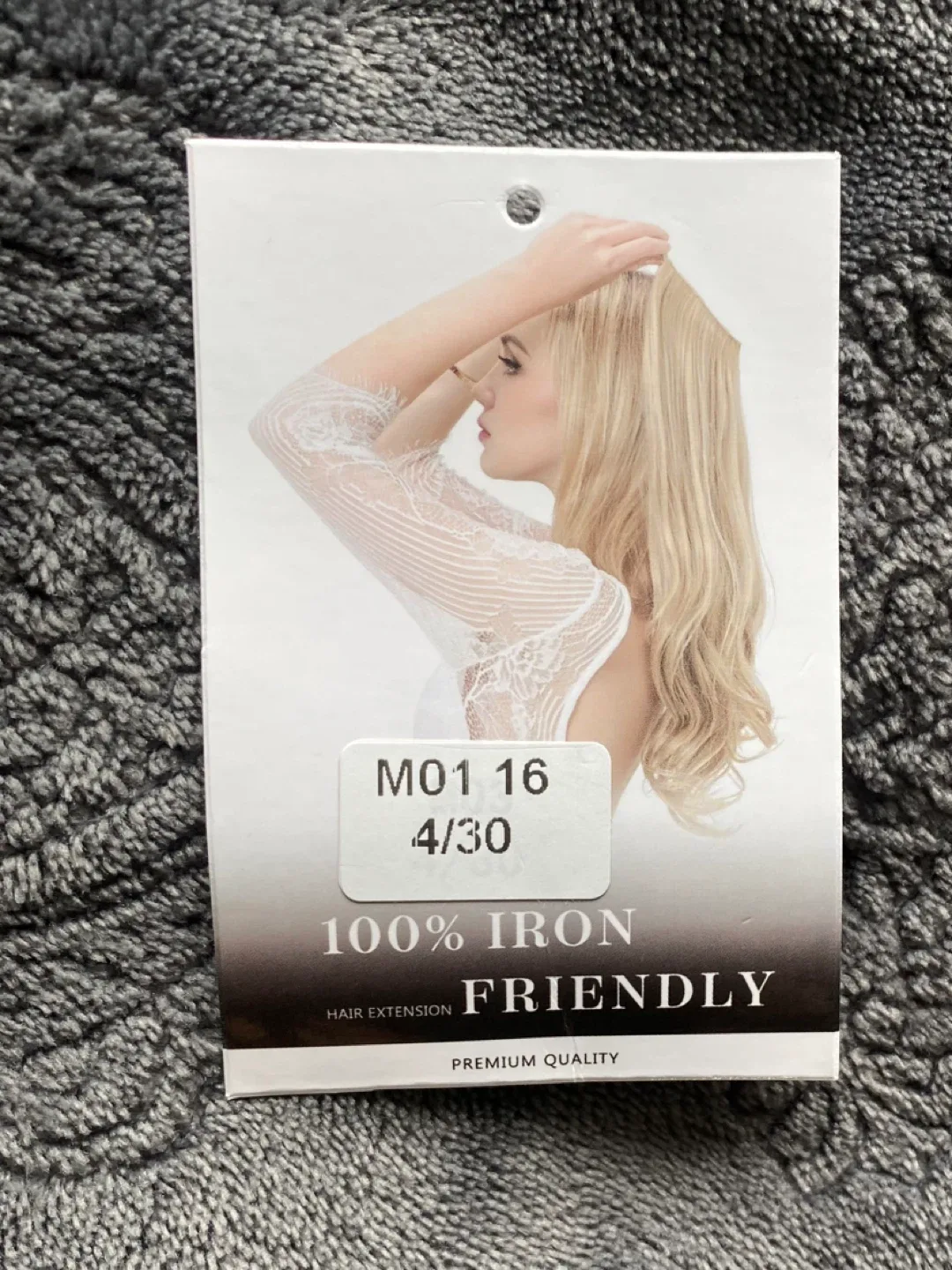 New halo Hair Extensions wavy, light brown premium synthetic image indicator(4)