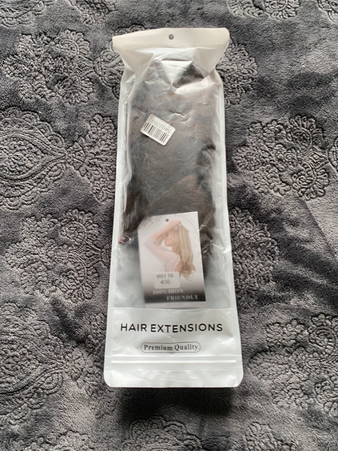 New halo Hair Extensions wavy, light brown premium synthetic image indicator(7)