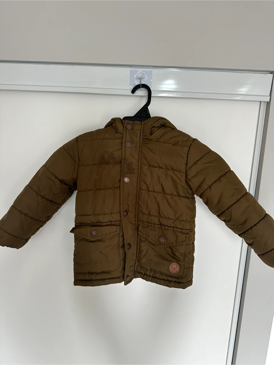 Kids' Brown Puffer Jacket