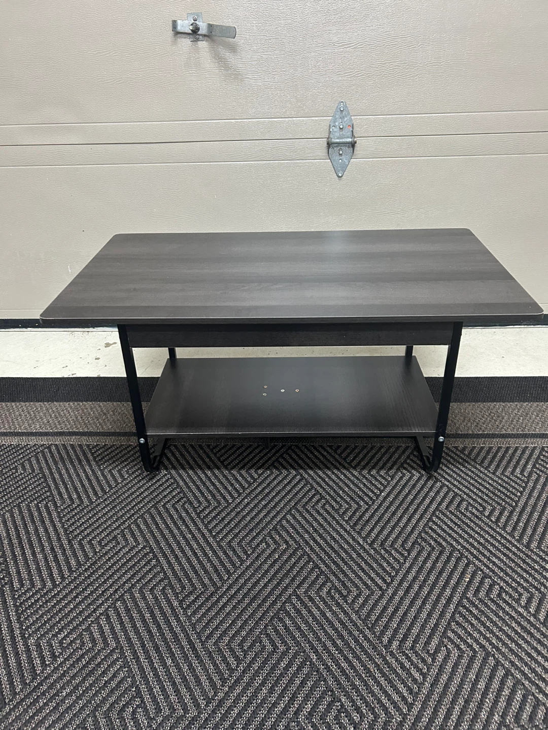 Coffee Table with Shelf - Dark Brown