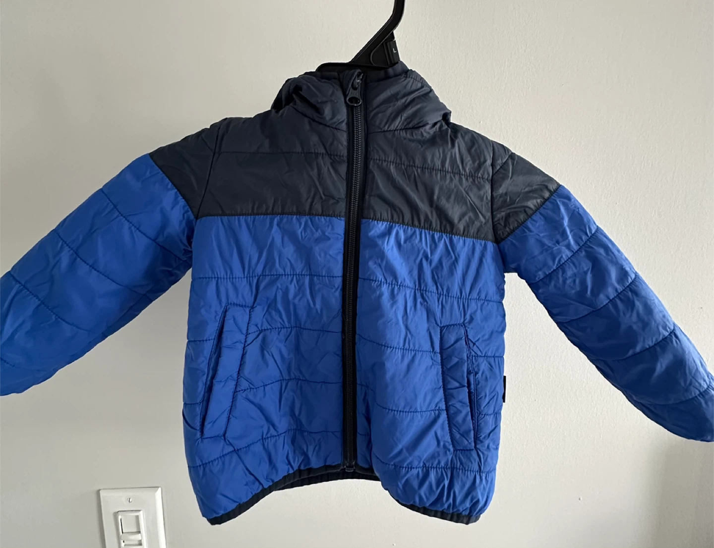 Joe Fresh Kids' Puffer Jacket - Blue & Black