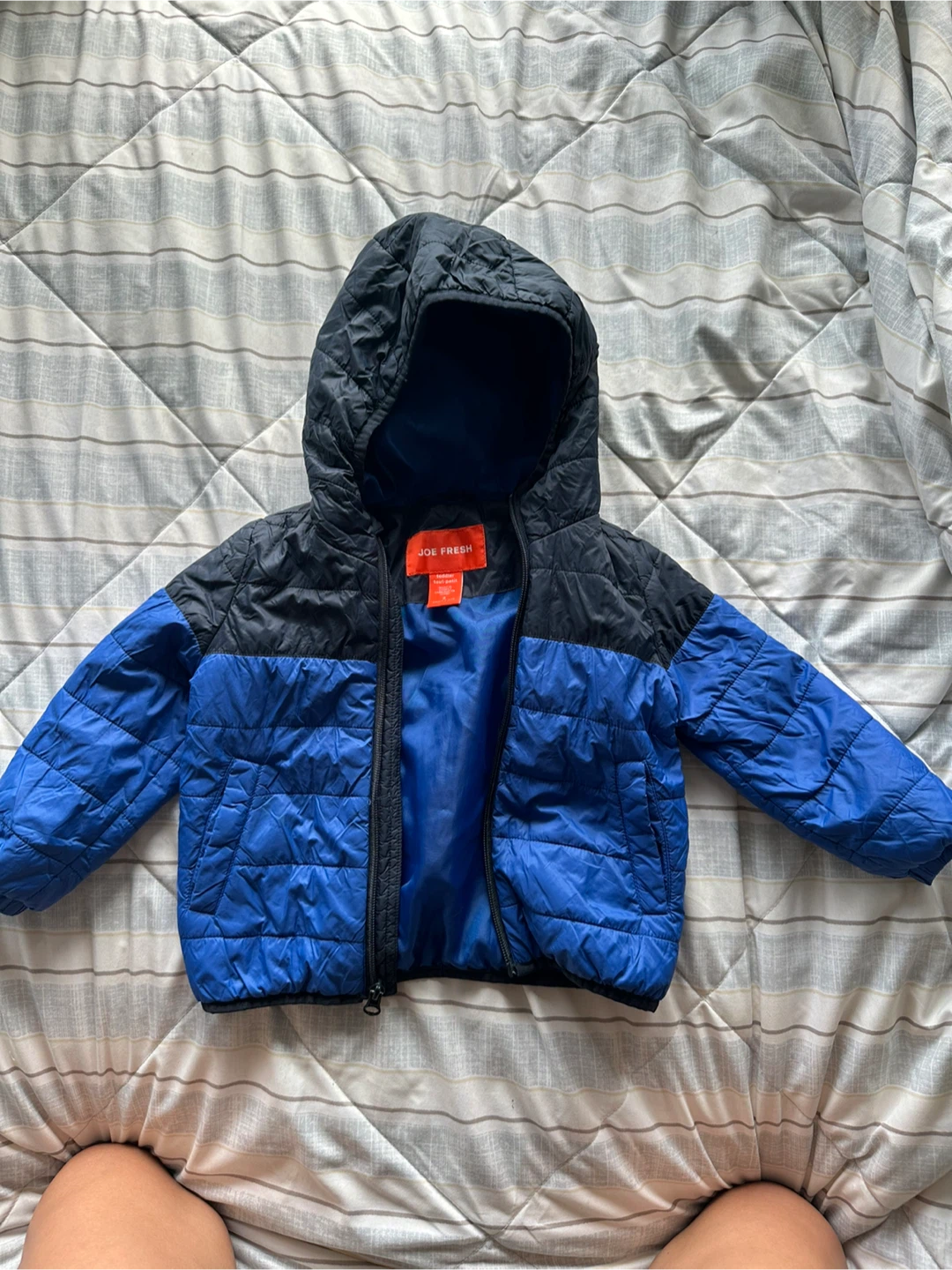 Joe Fresh Kids' Puffer Jacket - Blue & Black - photo 2