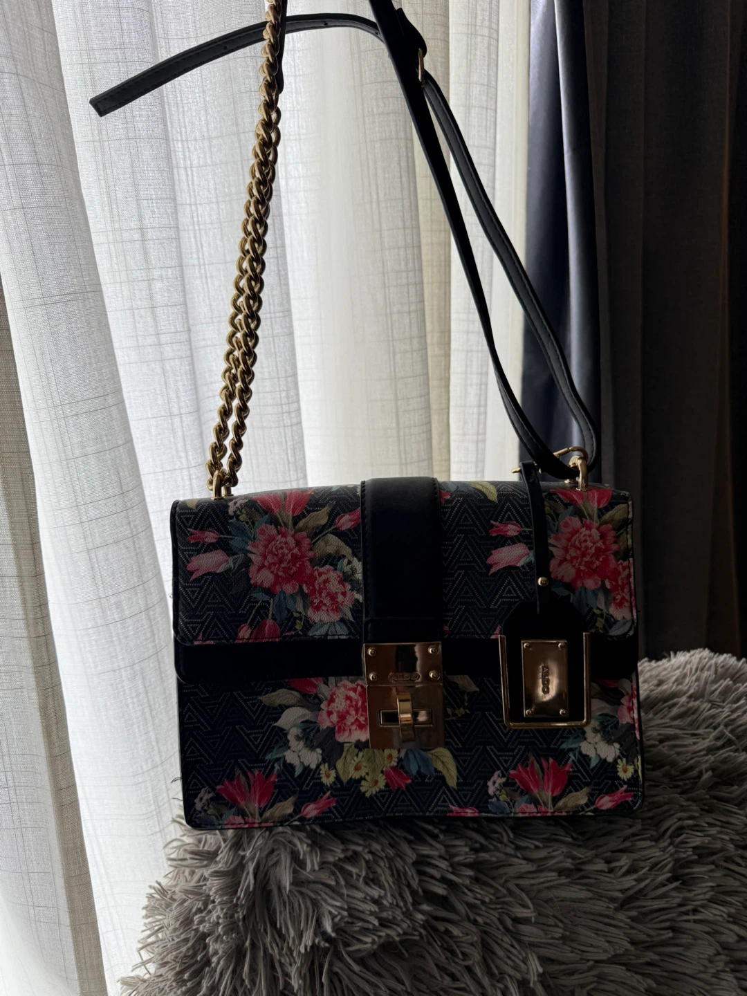 Aldo Floral Pattern Handbag