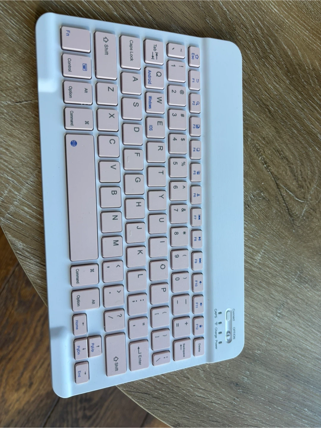 Pink Wireless Keyboard - Android, Windows, iOS