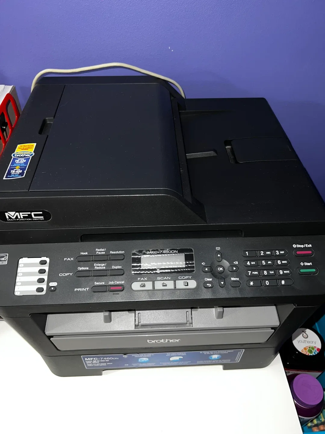 Brother MFC-7460DN Multi-Function Printer thumbnail