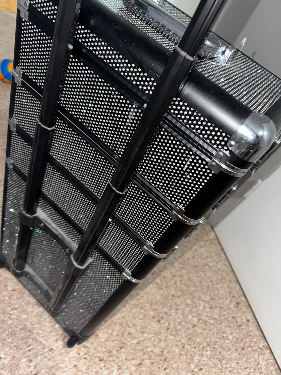 Rolling Makeup Organizer Case - Black - photo 4