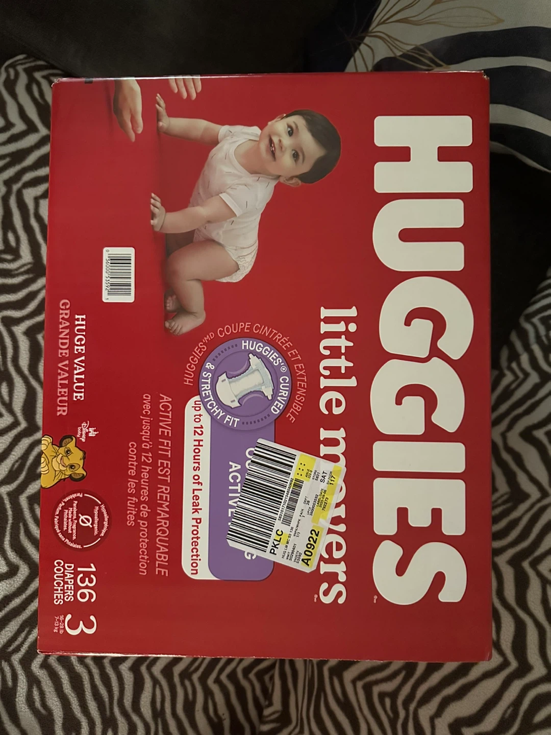 Huggies Little Movers Diapers - Size 3 (136 Count) - photo 3