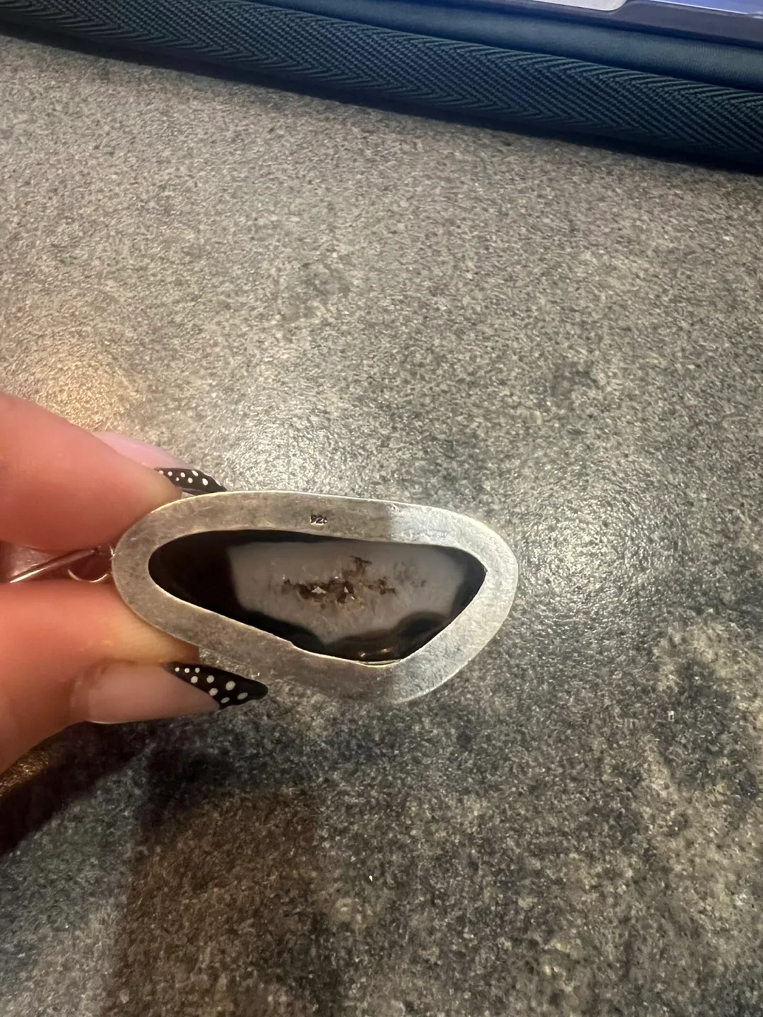 Sterling Silver Agate Pendant image indicator(5)