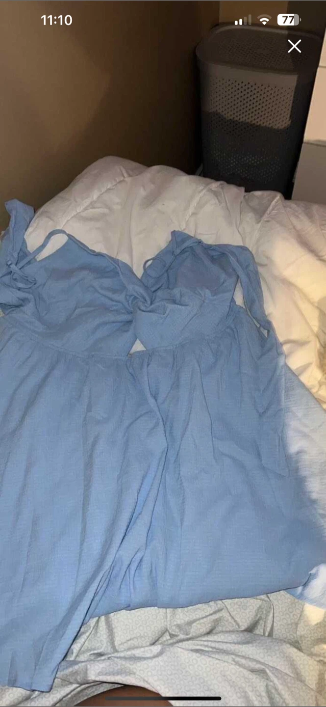 Baby Blue Mini Dress