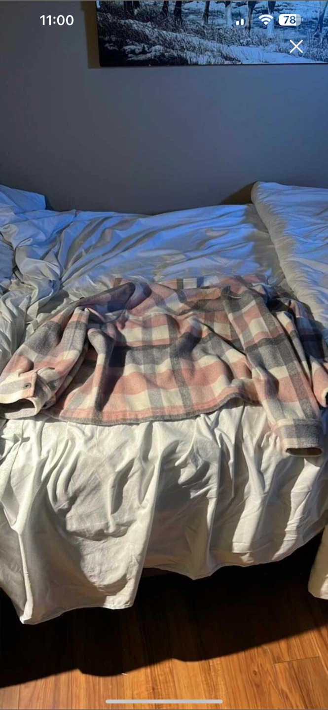 Pink Plaid Flannel jacket - photo 4