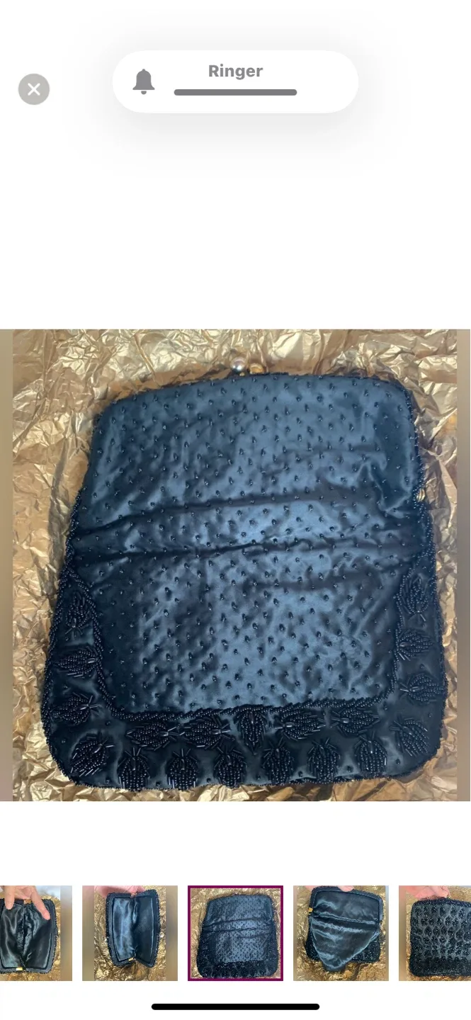 Vintage Beaded Evening Clutch image indicator(7)