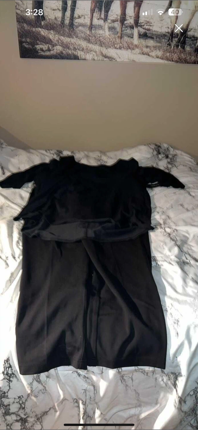 Black shirt and pants set